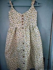 Casual Summer Knee Length Frock