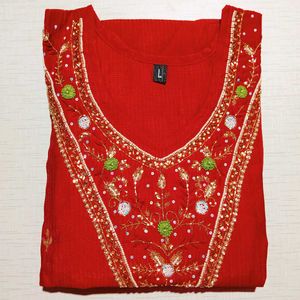 Embroidered Kurta set for diwali