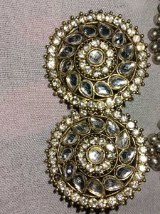 Stud &amp; Jhumka Earrings Set