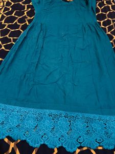 Elegant Green Embroidered Kurta Original Gul Warun