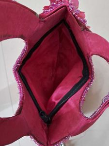 Pink Sequin Handbag