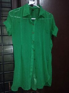 Green Transparent Shirt