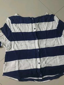 Striped Button-Down Shirt