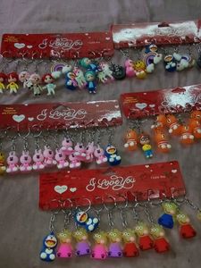 Set Of Five Dozen Keychains- Total 60 Pieces...
