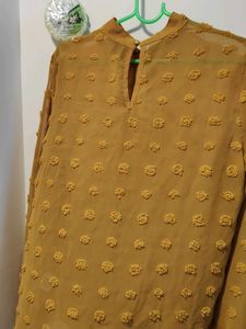 Mustard Pom Top