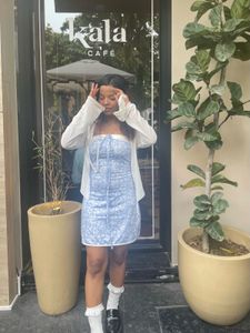 Cute Korean Blue Dress From Savana