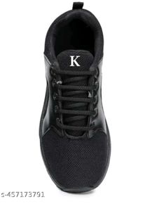 Black &#39;Sport Fashion&#39; Sneakers