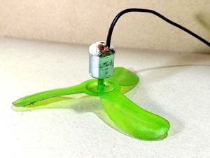 Mini Electric Motor with Fan