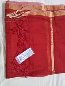 Red Banarsi New Dupatta 2.30mtr Full
