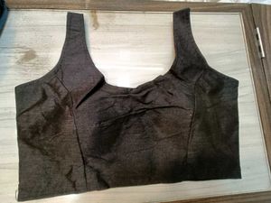 Black Sleeveless Bollywood Blouse