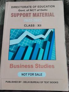 Business Studies- Support Material (Class 12)
