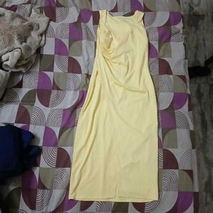 viral butter yellow dress