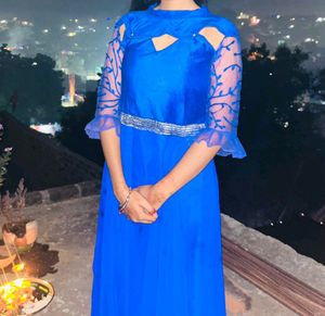Blue 🔵💙 Gown For Preety Women 🧿