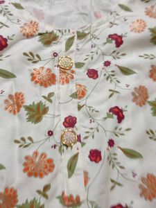 Floral Print Kurta
