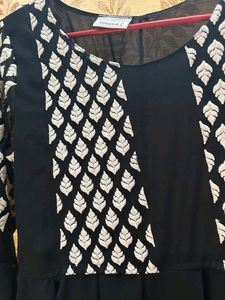 Maxi Dress With Pure Chicken Work