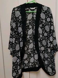 Floral Print Kimono