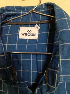 Check Blue Shirt For Men