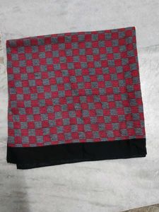 Red &amp; Grey Checked scarf