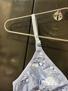 Cute Polar Bear Print Bra