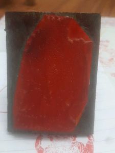 radha krishna wooden stamp