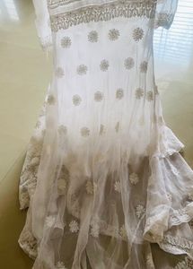 Authentic pure ethnic chikankari kurthi