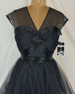 Black Tulle Party Dress