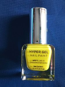 Hyper Gel Yellow Nail Polish