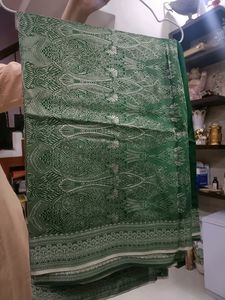 Green saree