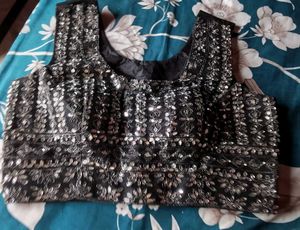 Embroidered  mirror work beautiful Blouse