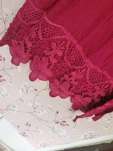 Super Georgeous Suit With Laces &amp; Work At NECK..