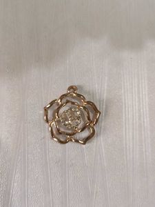Rose Gold Flower Pendant