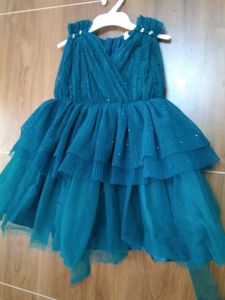 Teal Sparkle Party Dress