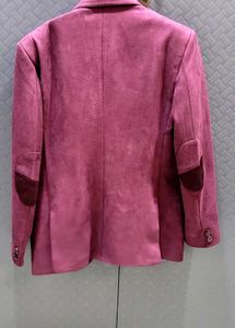 Burgundy Velvet Blazer - Stylish &amp; Unique