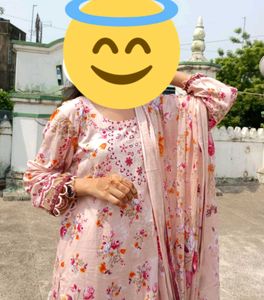 Pink Floral 3-Piece Suit