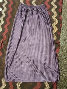 Women Satin Maxi Skirt
