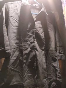 Classic Black Button-Down Shirt