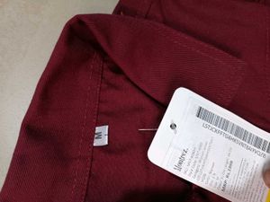 Maroon Denim Jacket, M Size