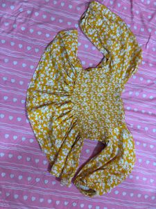 Mango Floral Print Top