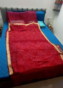 Elegant Red Saree