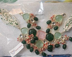 ZAVERI PEARLS Multicolor Stones &amp; Beads Multistran