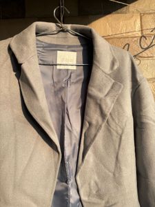 Elegant Grey Trench Coat