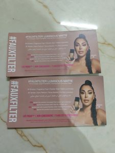 Huda Beauty Foundation Sample Card..