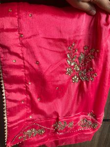 Elegant Pink Saree