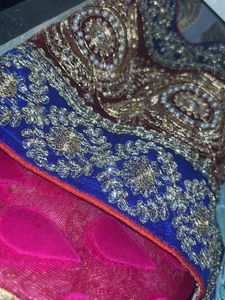 New Elegant Embroidered Saree