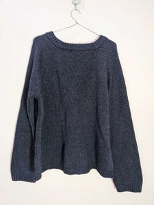 Cozy Blue Knit Sweater