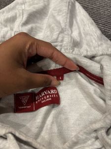 Teamspirit X Harvard Athlesure Wear Crop Hoodie