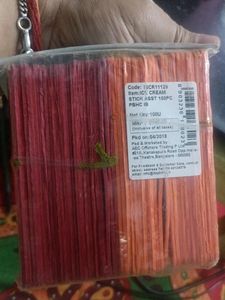 100pcs Coloured Ice Cream Sticks Craft