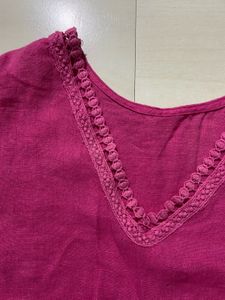 Pink Sleeveless Top