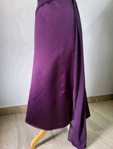 Elegant Purple Midi Dress