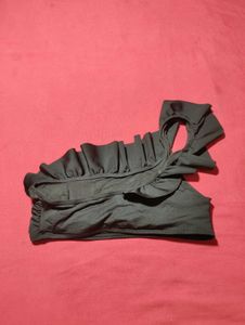 H&amp;M one-shoulder bikini top